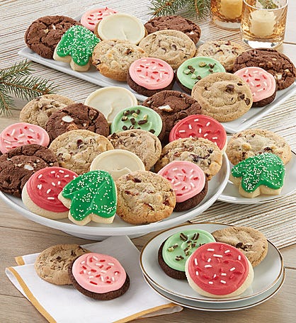 Bow Gift Box - Classic Holiday Cookie Assortment